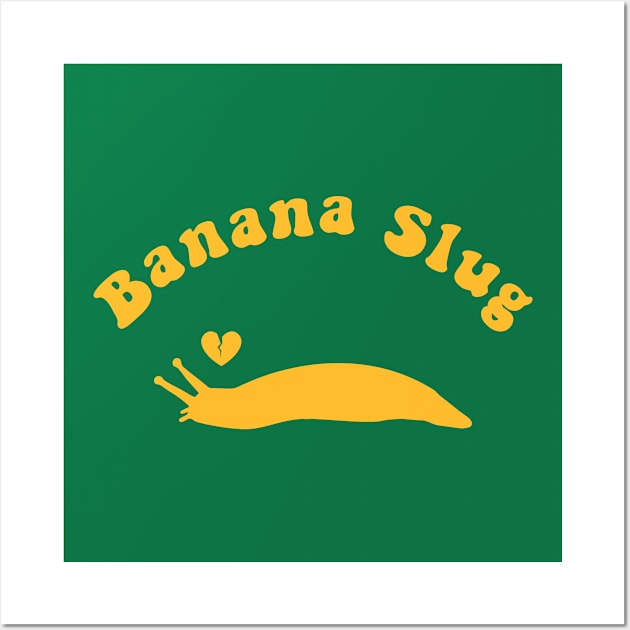 Banana Slug Wall Art by Plan8